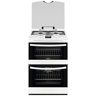 Zanussi ZCK68300W Dual Fuel Cooker, White